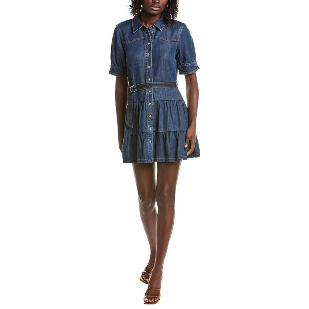 Cinq À Sept Womens  Ophelia Mini Dress, Blue